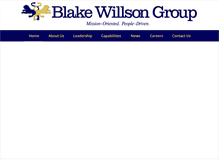 Tablet Screenshot of blakewillsongroup.com